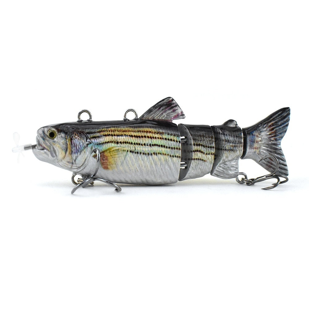 4-Section Iron Link Propeller Automatic Swimming Electronic Bait