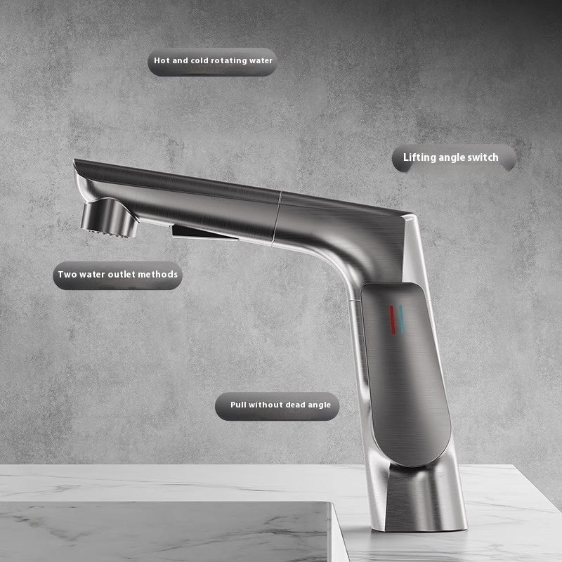 Washbasin Faucet Lifting Pull-out Type