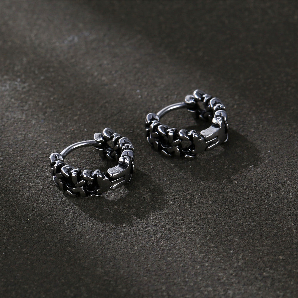West Coast Earrings Men's Hip Hop Simple