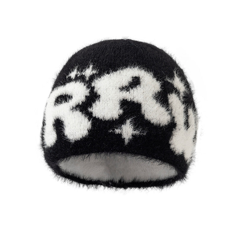 Women's Knitted Fashion Personalized Wool Cold Hat