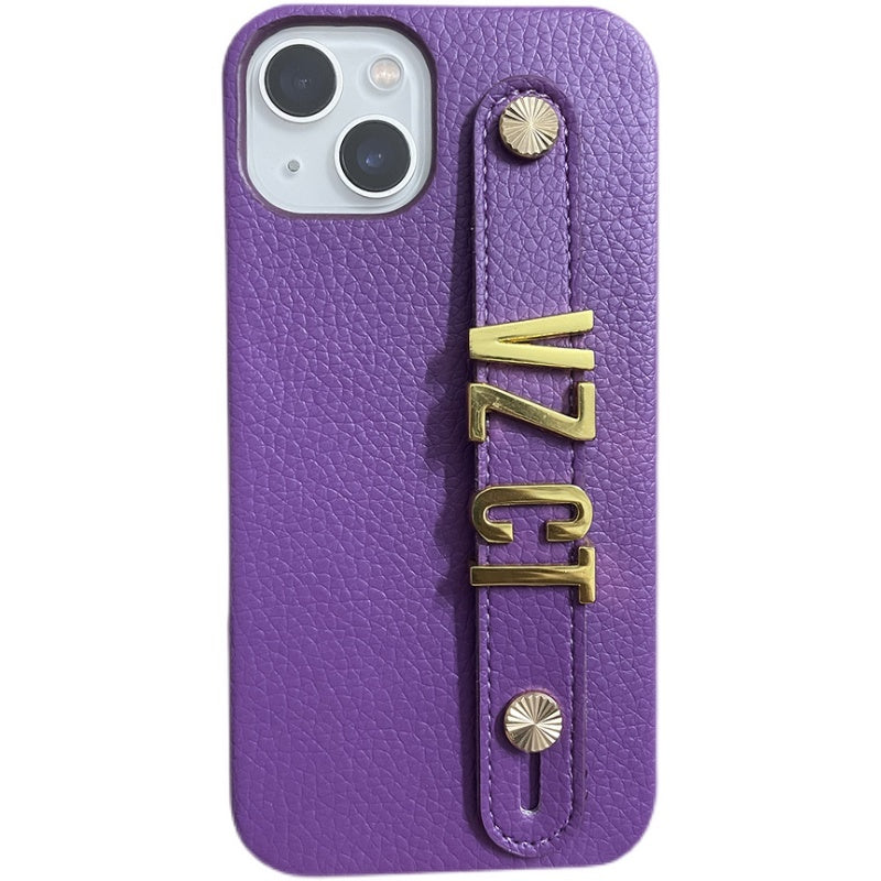 Fashion Wristband Leather Shatterproof Phone Case