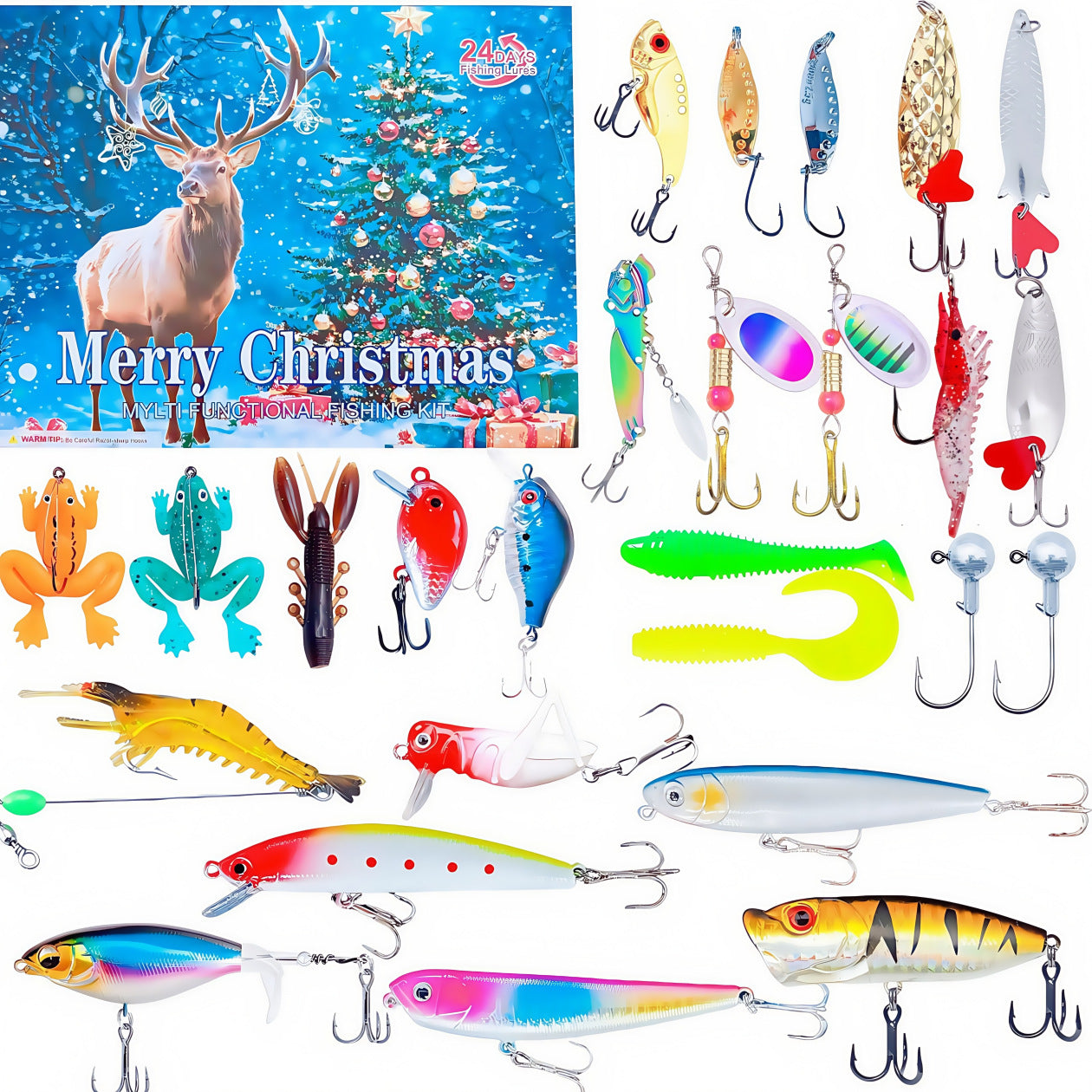 Fishing Blind Box Lure Bait New Year Christmas Gift Box For Outdoor Enthusiasts