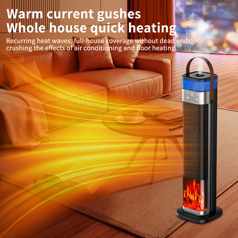 Chauffage vertical intelligent à commande vocale avec humidification