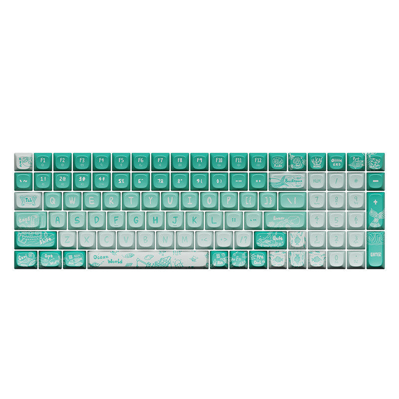 Mechanical Keyboard Original Theme Thermal Sublimation Process Keycaps