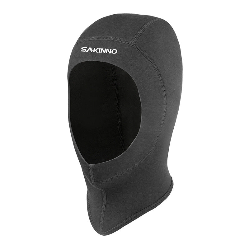 Cagoule de plongée anti-froid et anti-méduse, bonnet de bain épaissi pour le surf et la plongée avec tuba