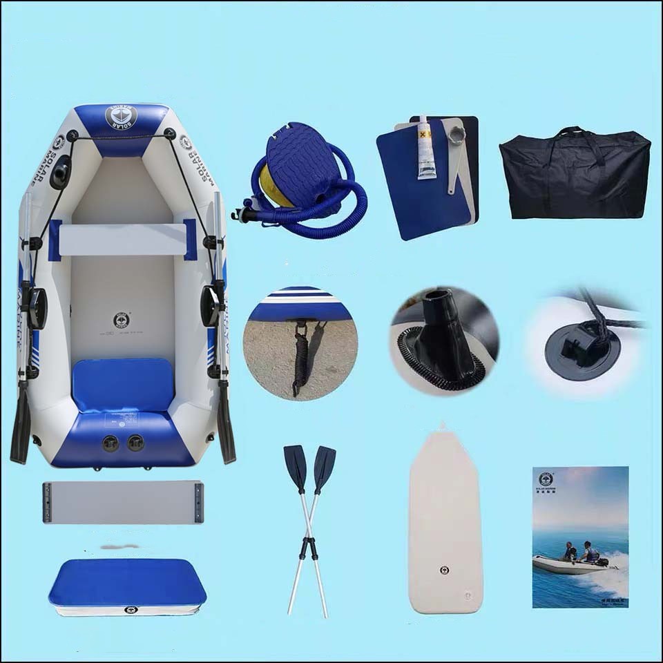 Rubber Boat Thickened Hard Bottom Wear-resistant Multi-person Air Cushion Folding