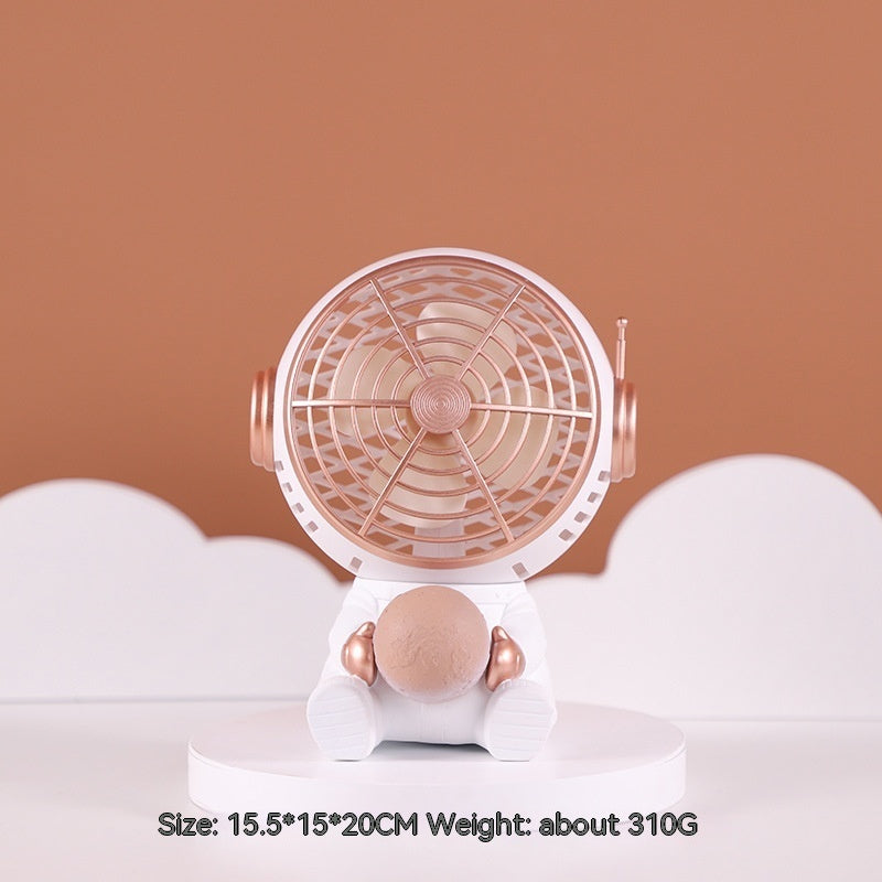 USB Small Fan Mini Student Dormitory Astronaut