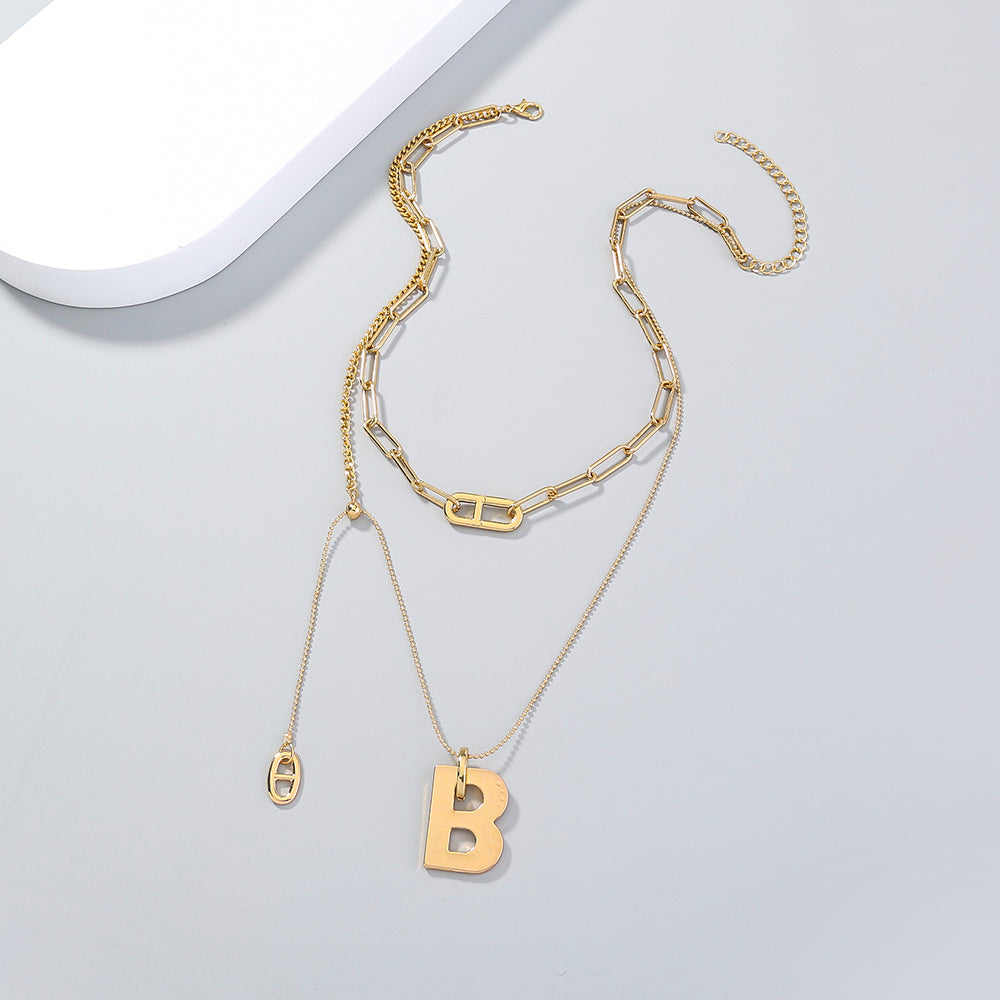 Shrink the multi-layer necklace