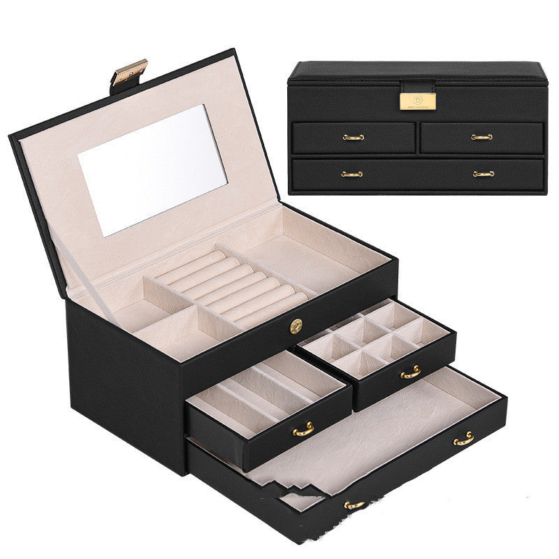 Multifunctional Large Capacity Drawer Jewelry Storage Box