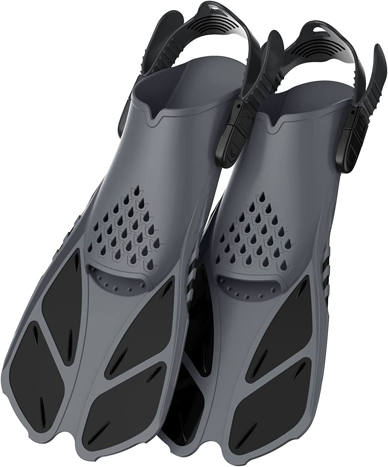 Professional Snorkeling Men's And Women's High Elasticity Durable Adjustable Short Fins