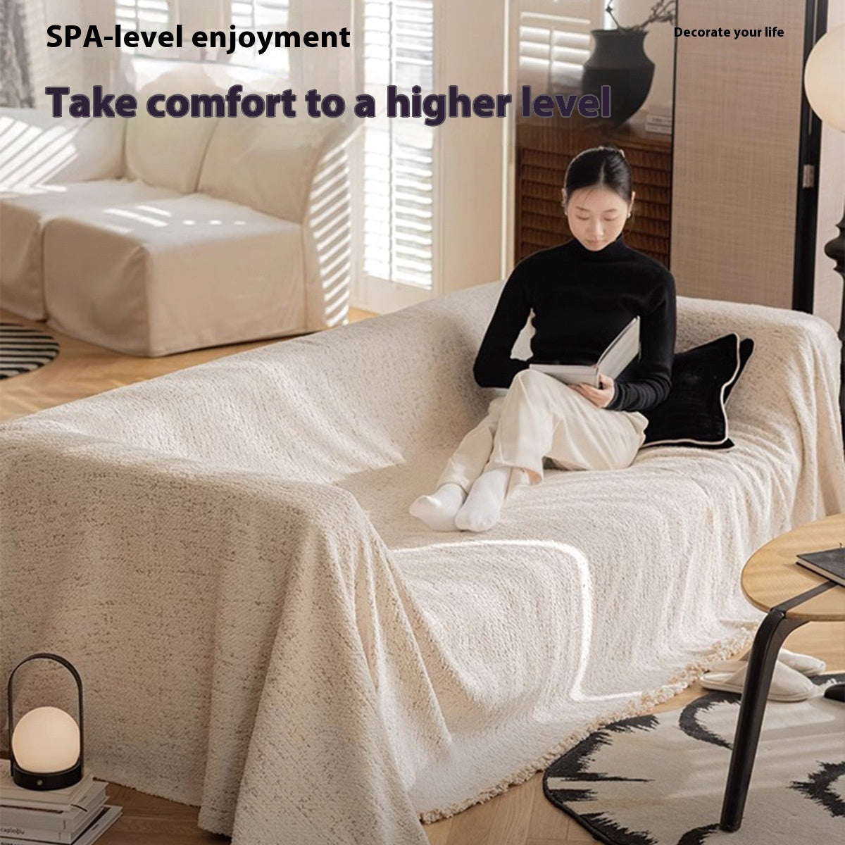 Autumn And Winter Fur Yarn Sofa Universal Cover High-grade Four Seasons Universal Blanket