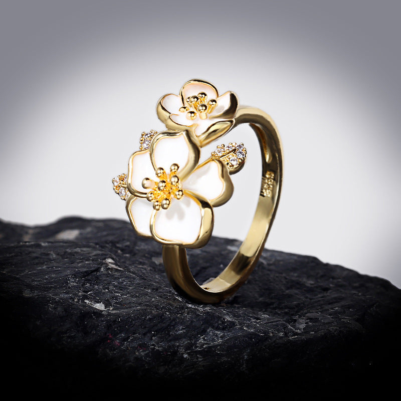 Women's All Match Fashion Small Daisy Ring
