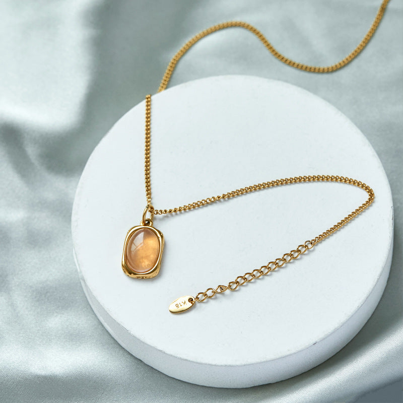 Women's Roman Metal Necklace Collarbone Chain