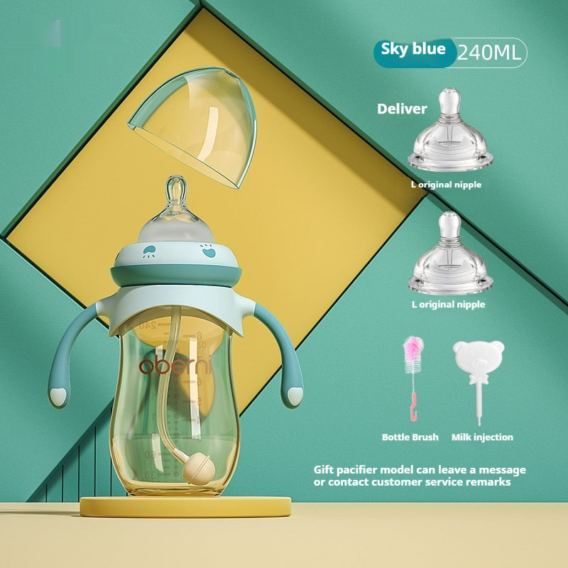Feeding Bottle Anti-flatulence Drop-resistant Wide Caliber Three Purposes