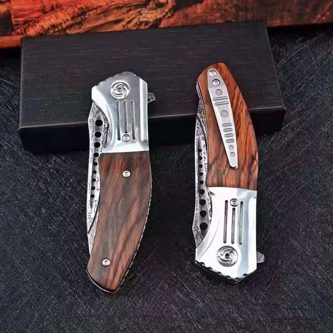 Hand Forged Pattern Folding Knife