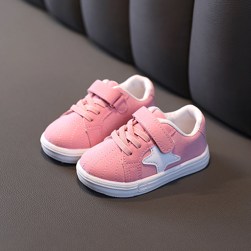 New Children's Casual Soft-soled Boy Star Shoes