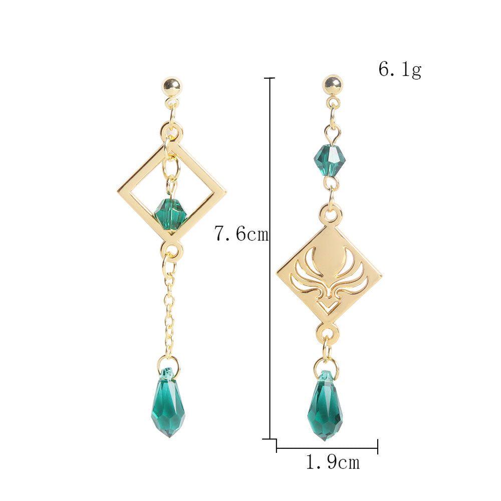 Fashion Plated Metal Earrings Are Unisex