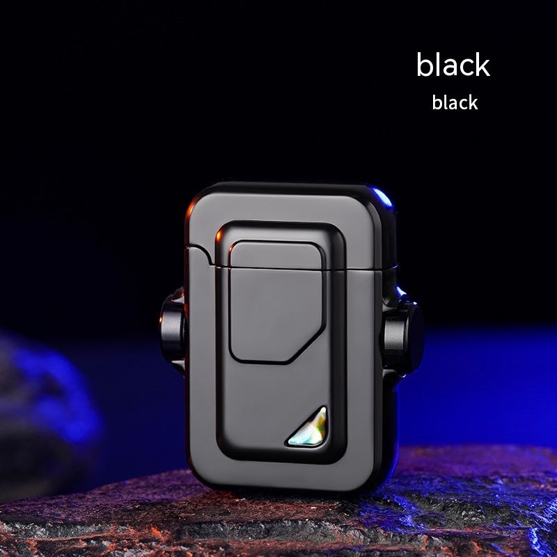 Fingertip Gyro Electronic Induction Lighter Windproof