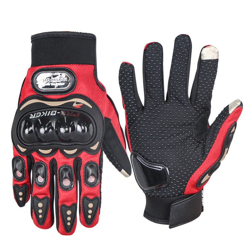 Off-road Motorcycle Anti-fall Breathable Riding Racing Motorcycle Full-finger Gloves