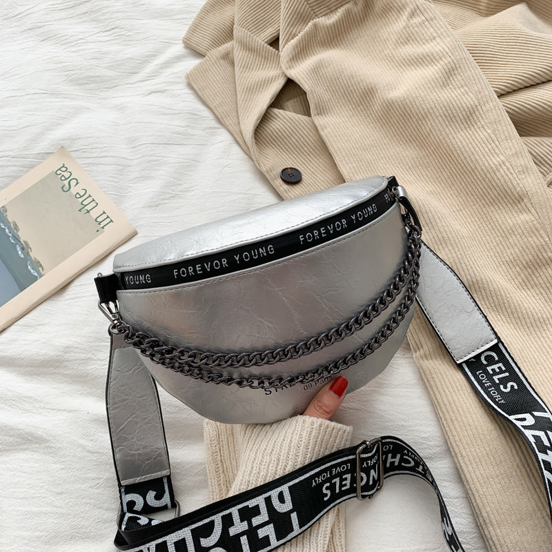High Sense Small Bag New Fashion Style Chain Chest Bag