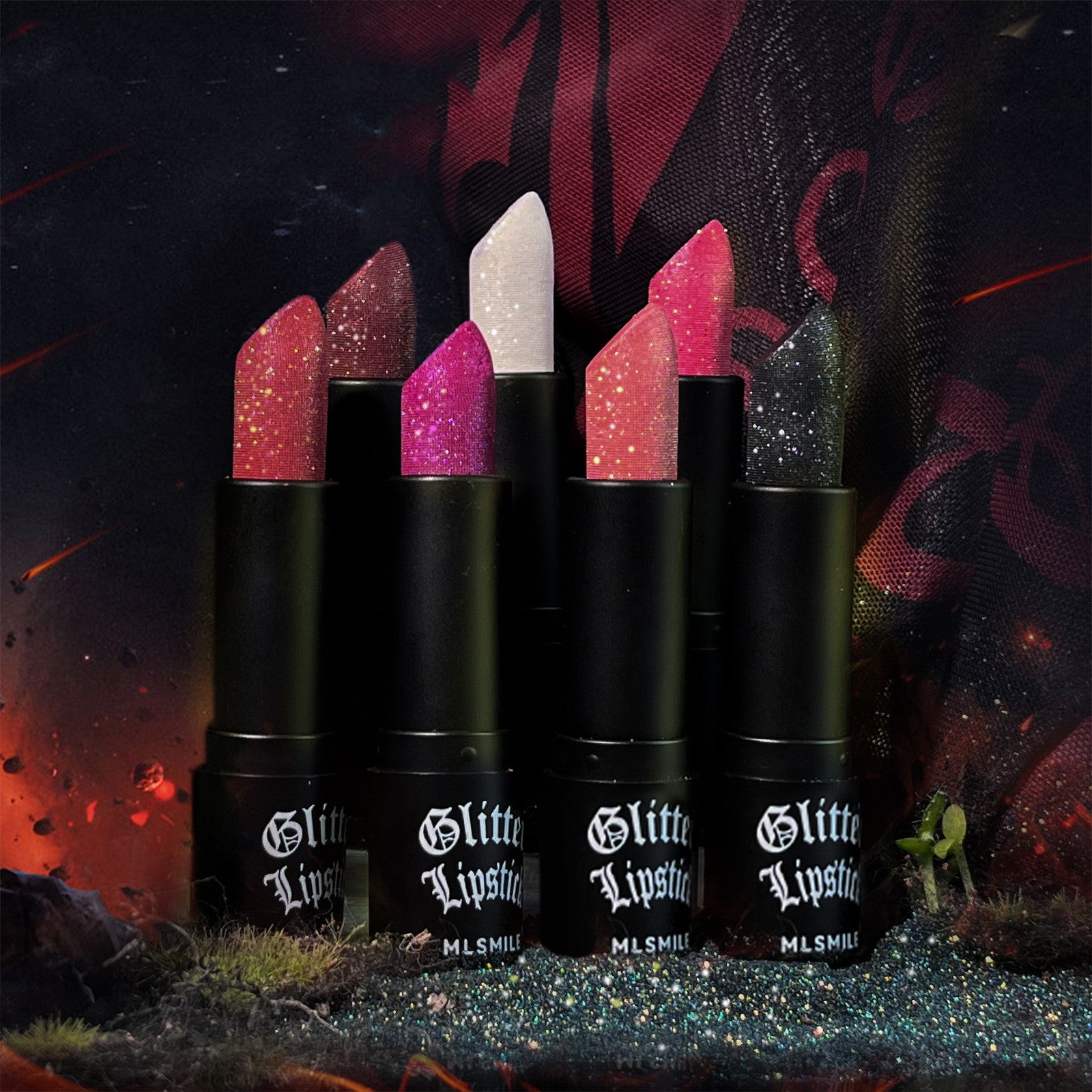 Rouge à Lèvres Diamant Chatoyant Nacré, Facile à Teinter, Brillant à Lèvres Longue Durée, Nourrissant et Hydratant, 7 Couleurs