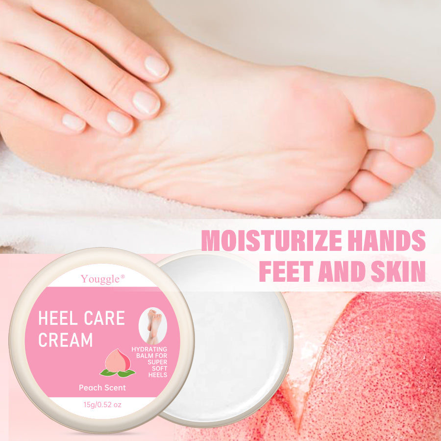 Peach Foot Cream Organic Cracked Heels Intensive Moisturizing Foot Repair Cream