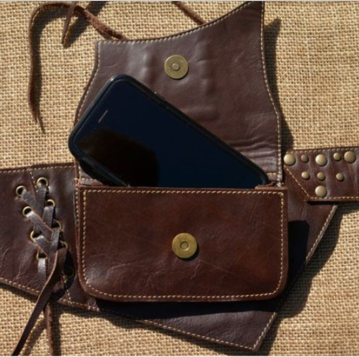 Sac banane en similicuir de style Renaissance