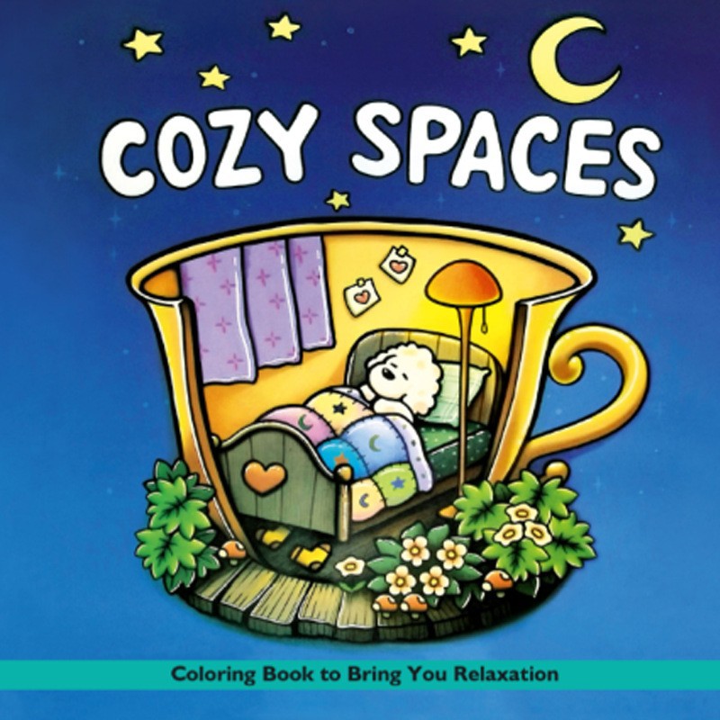 Coloring Book For Adults And Teens Cute Animal Characters Book Easy-to-start Coloring Book