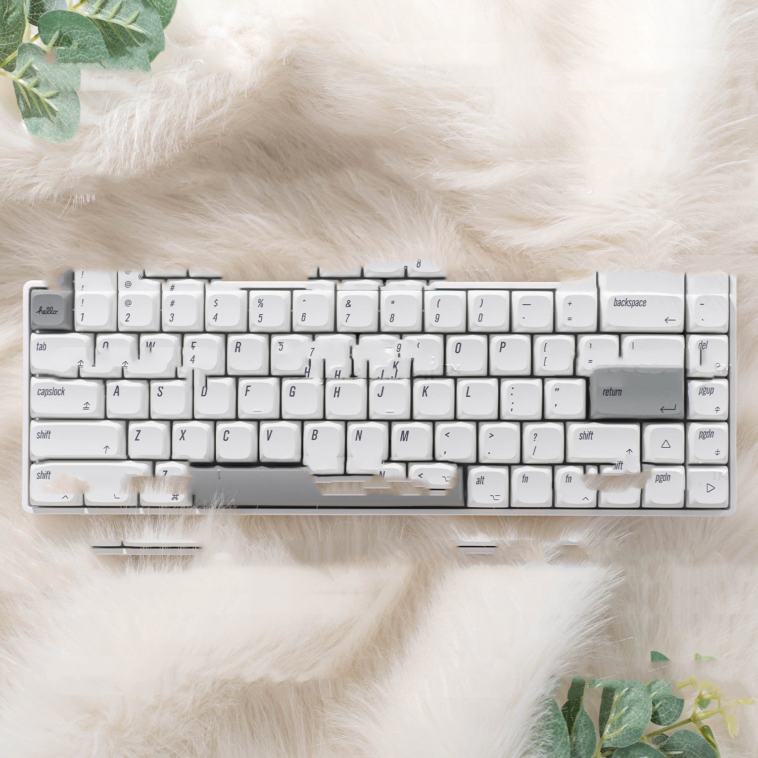 Transparent Tri-mode Kit RGB Silent Mechanical Keyboard