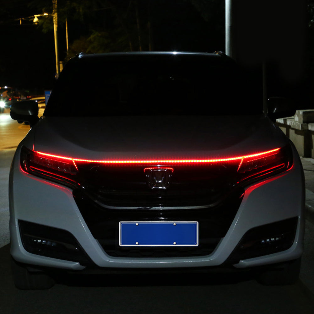 Refitting The Led Of Automobile Hood Lamp Into The Running Light Guide Strip