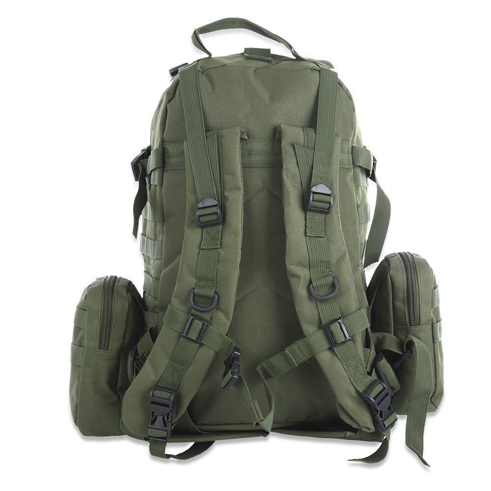 Sac à dos de 50L pour l'extérieur, sac à dos militaire tactique Molle, sac de sport étanche pour le camping, la randonnée et les voyages