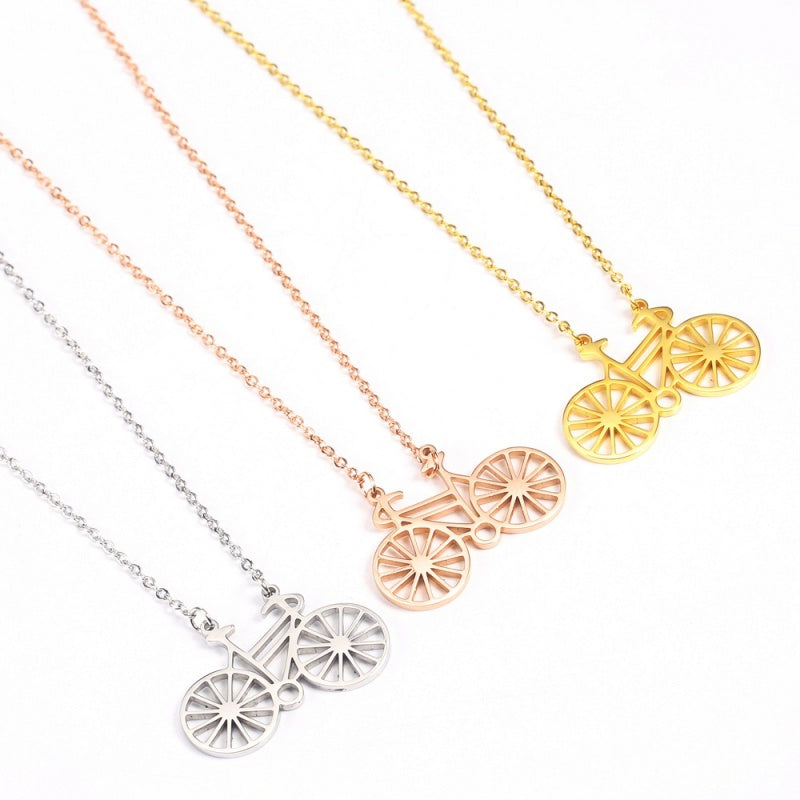 Simple And Clear New Style Bicycle Bicycle Necklace