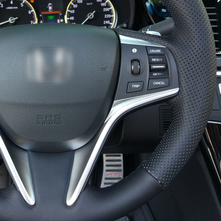 Hand Stitched Leather Steering Wheel Cover