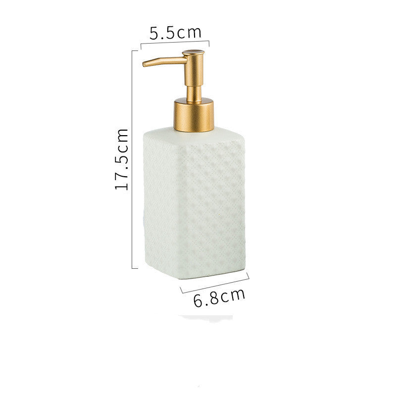 Simple Ceramic Hand Sanitizer Shower Gel Hand Sanitizer Sub Bottle