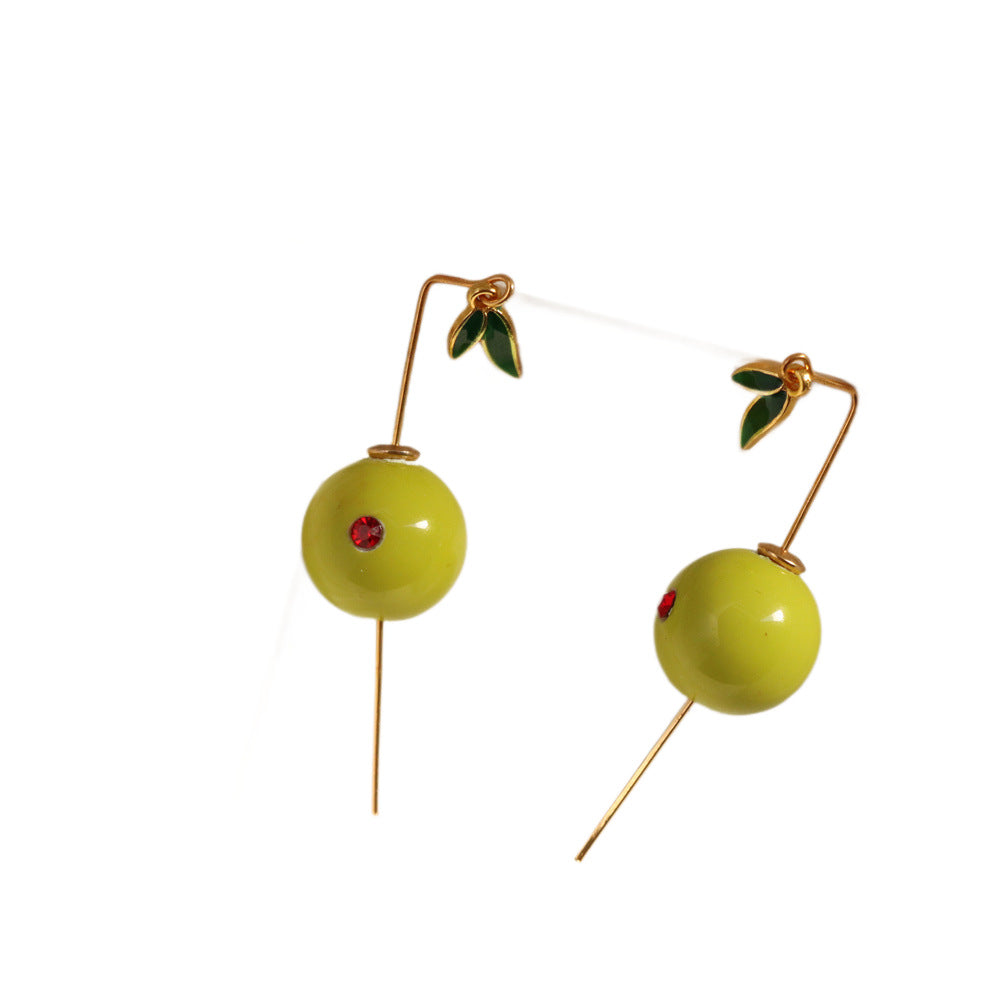 Green Earrings INS Design Popular New