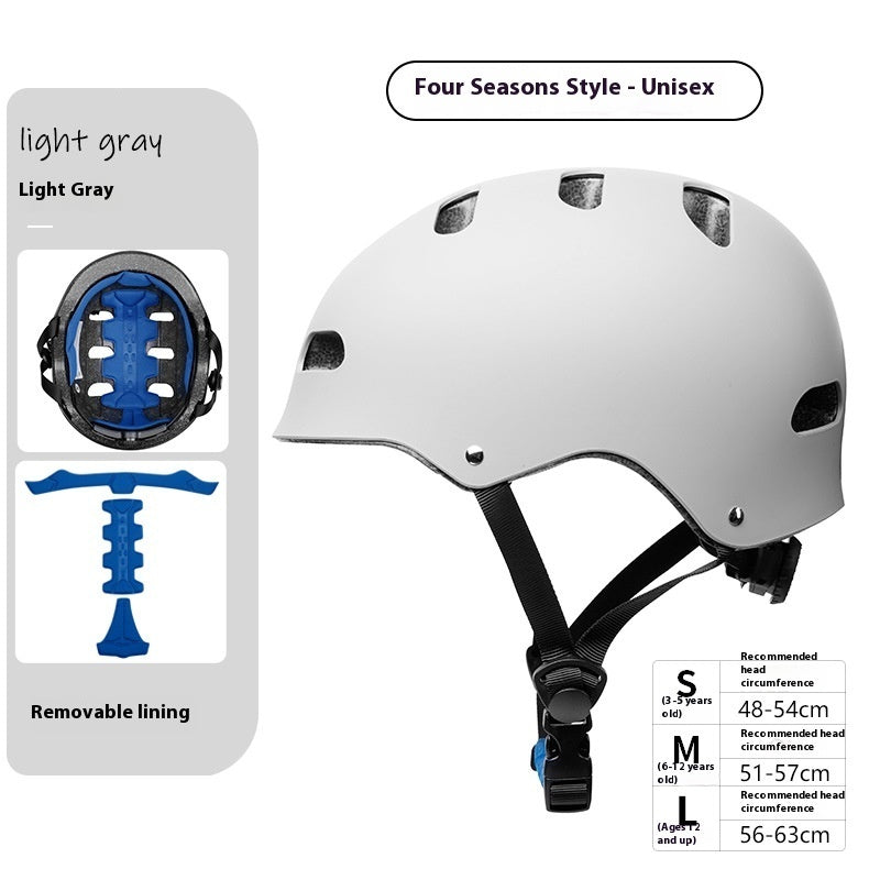 Children's Adult Hip Hop Roller Skating Skateboard Rafting Climbing Riding Helmet