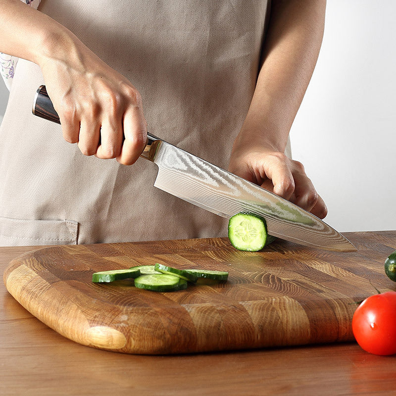 Damascus Pattern Steel Chef's Knife