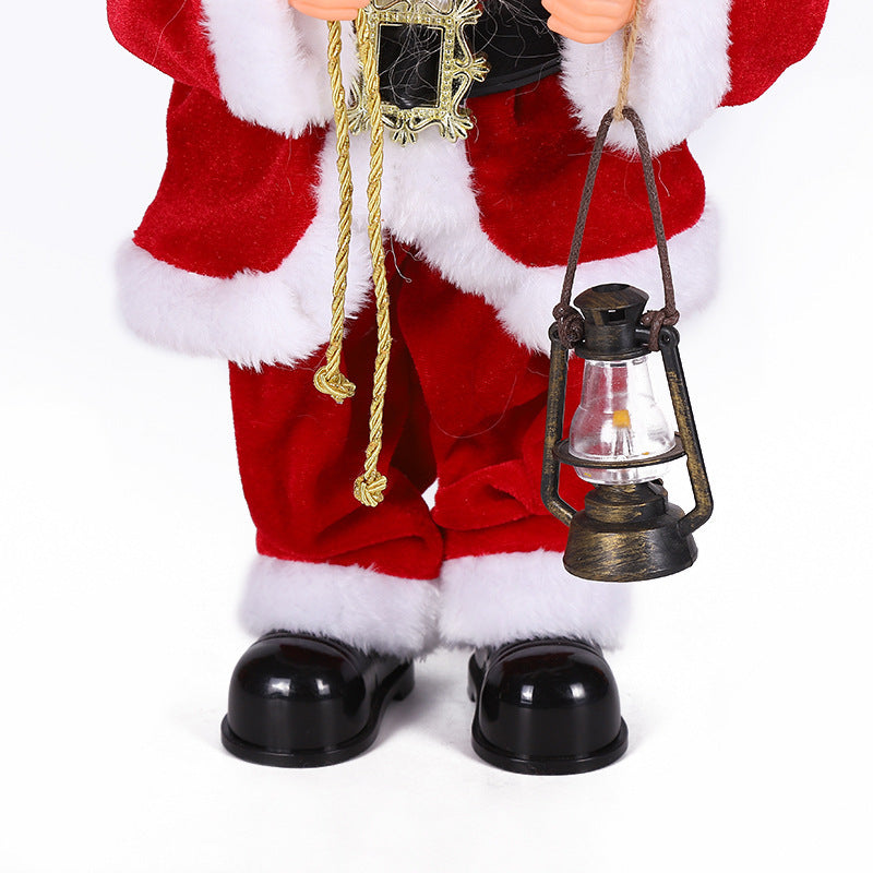 Music Electric Swing Santa Claus Decoration Toys