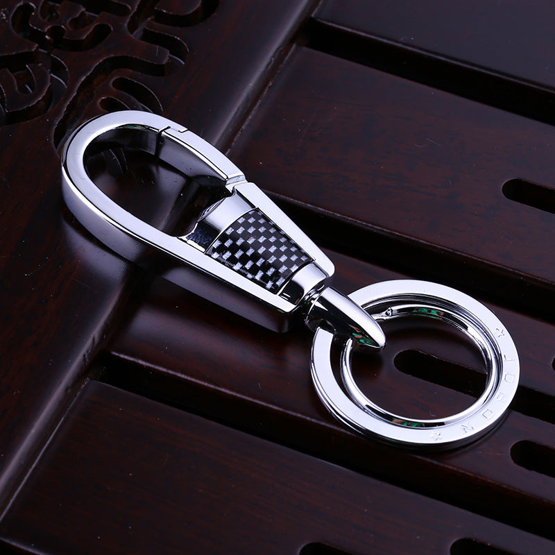 Men's Waist Mounted Car Metal Keychain