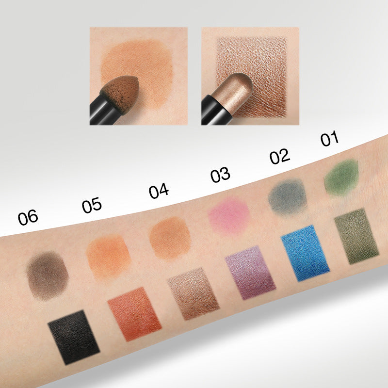 Double-headed Smudger Pearlescent Crouching Silkworm Eyeliner Pen Highlight