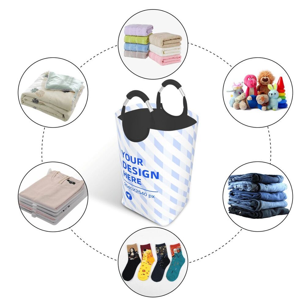 Square Waterproof And Wear-resistant Dirty Clothes Storage Bag