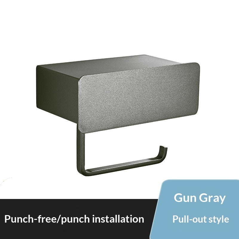 Black Bathroom Tissue Box Bathroom Wipes Shelf