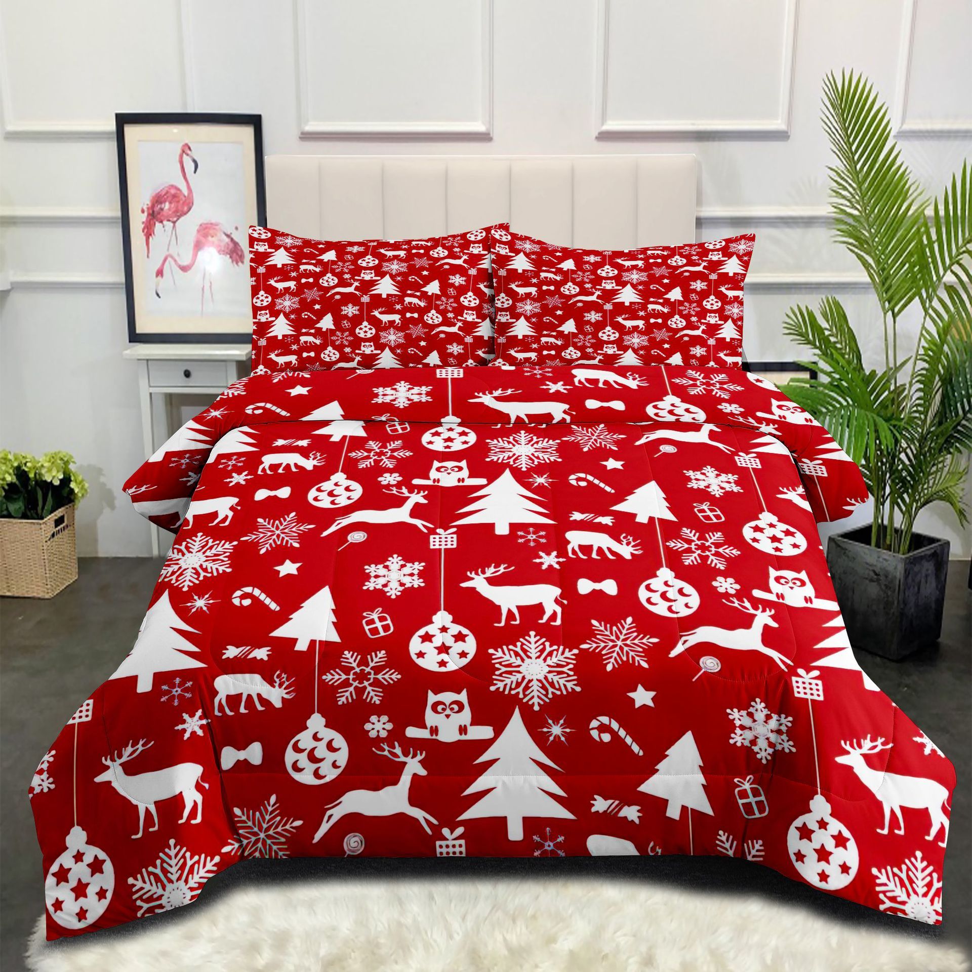 Simple Snowman Gift Bedding