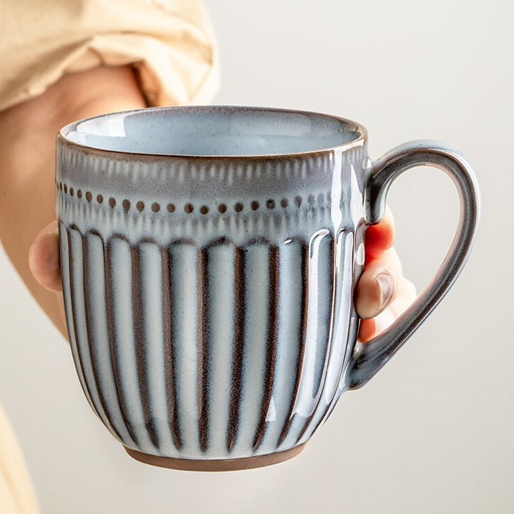 Face Value Control Ceramic Retro Coffee Large Cup