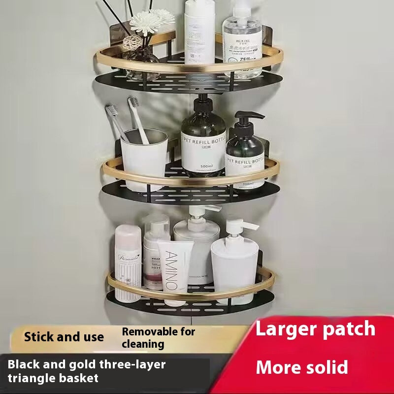 Wall-mounted Seasoning Rack Sink Draining Rag Rack Kitchen Domestic Sink Sponge Hanging Basket