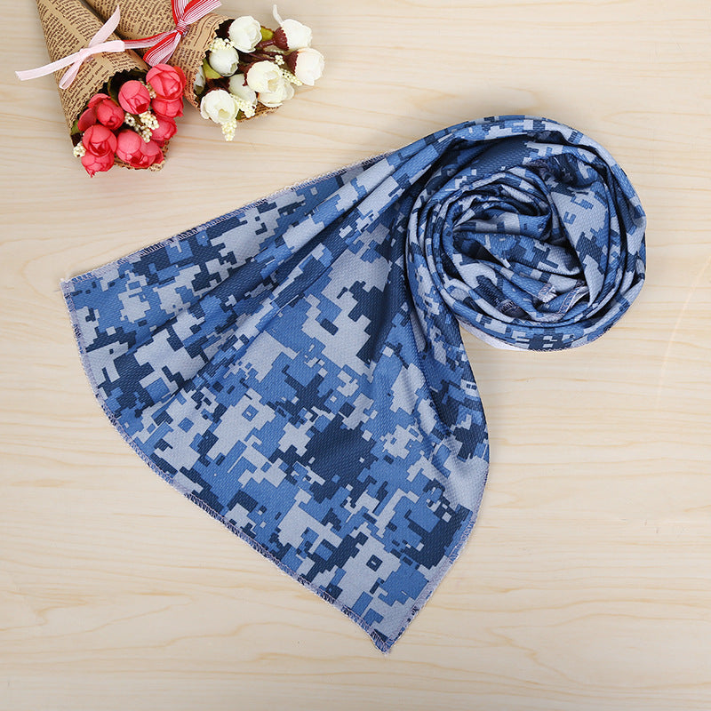 Printed Camouflage Cool Towel Cool Down Sports Towel