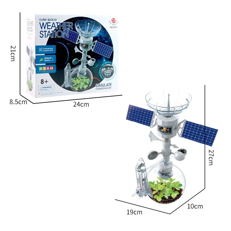 Children's Science Experiment Toy Weather Station Diy Material Suit