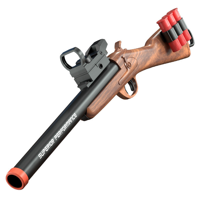 Children's S686 Spray Soft Bullet Gun Throw Shell Launch Toy