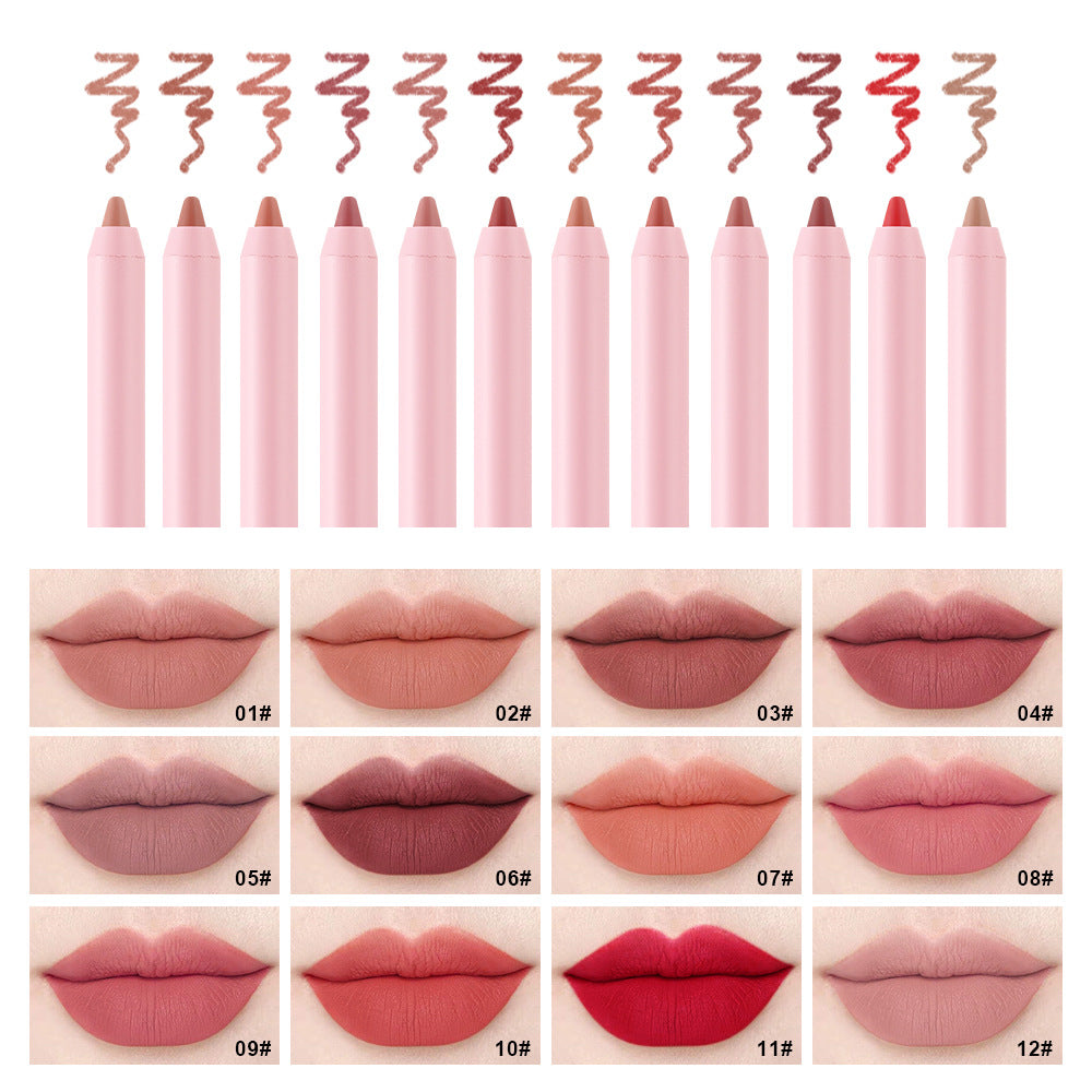 Lip Liner Waterproof Matte Finish Hook Lipstick