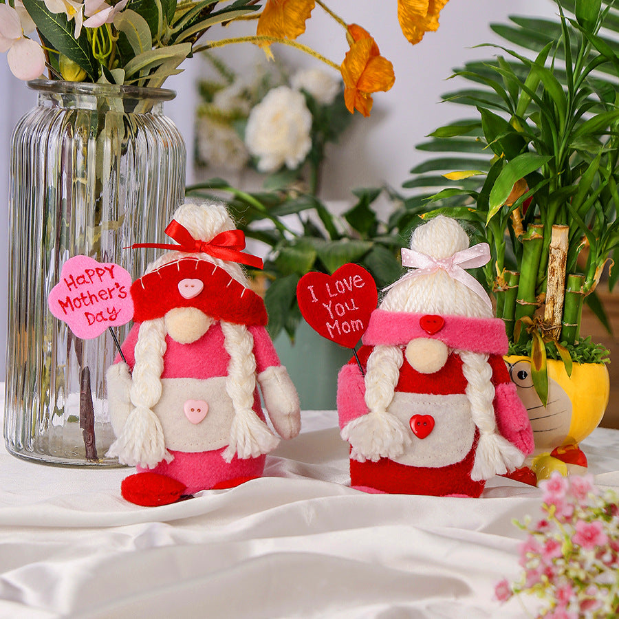 Mother's Day Cute Faceless Doll Decoration